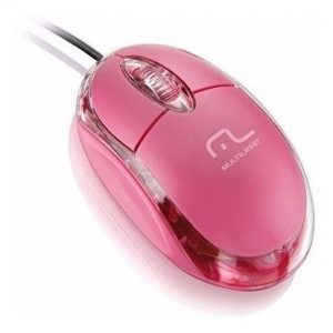 MOUSE USB MO002 CLASSIC ROSA – MULTILASER