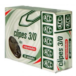 CLIPS 3/0 CX C/50 UND NIQUELADO – ACC