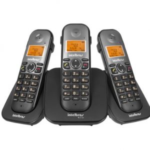 TELEFONE SEM FIO TS5123 + 2 RAMAIS – INT  – INTELBRAS