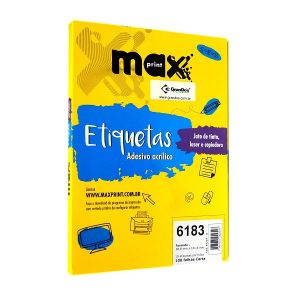 ETIQUETA 6183 COM  100 FLS – MAXPRINT