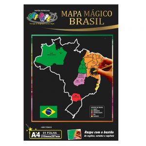 MAPA DO BRASIL MAGICO A4 – OFF PAPER