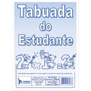 CADERNO DE TABUADA C/10 FLS – TAMOIO