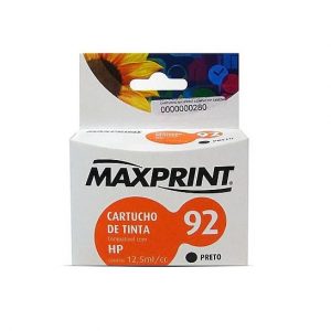 CARTUCHO HP 92 C9362WL 12,5ML PRETO – MAXPRINT