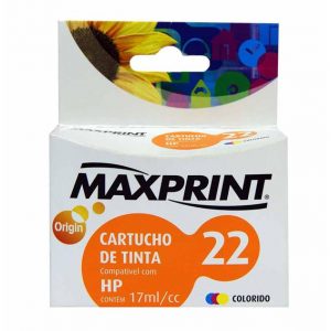 CARTUCHO HP 22 C9352A 17ML COLOR – MAXPRINT