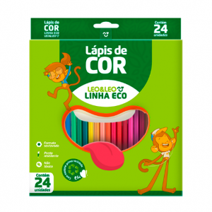 LÁPIS DE COR 24 CORES – LEO&LEO