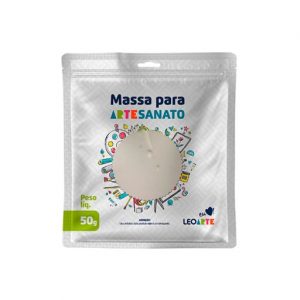 MASSA DE EVA 50GR BRANCA – LEO & LEO
