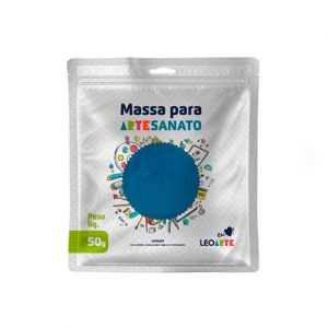 MASSA DE EVA 50GR AZUL CLARO – LEO & LEO
