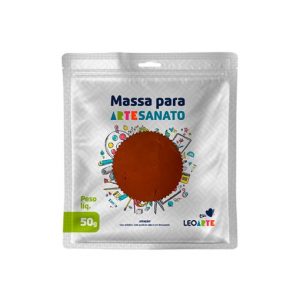 MASSA DE EVA 50GR MARROM – LEO & LEO