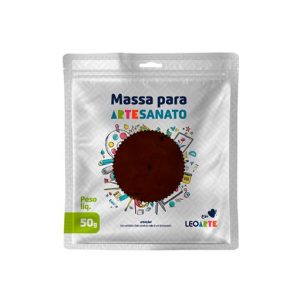 MASSA DE EVA 50GR MARROM ESCURO – LEO & LEO