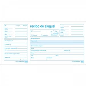 RECIBO ALUGUEL C/ CANHOTO 50 FLS – TILIBRA
