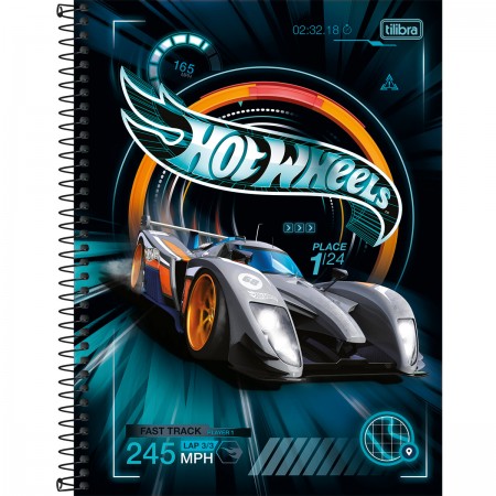 Caderno Espiral Capa Dura Universitário 1 Matéria X-Racing 80