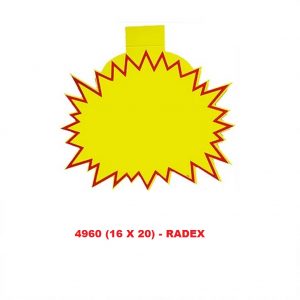 CARTAZ COD. 4960 MED. 16X20 – RADEX