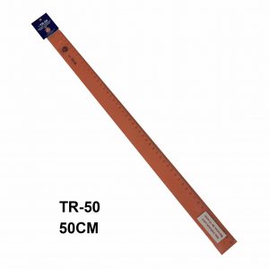 RÉGUA PVC TRANSP. TR-50CM – TRIDENT